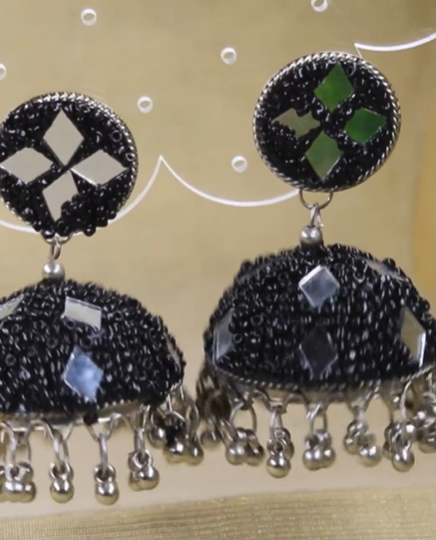 mirror Jhumkas