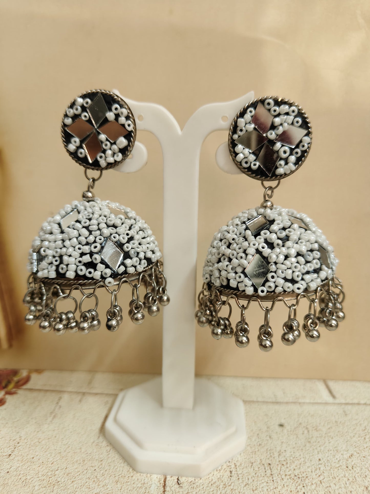 mirror Jhumkas