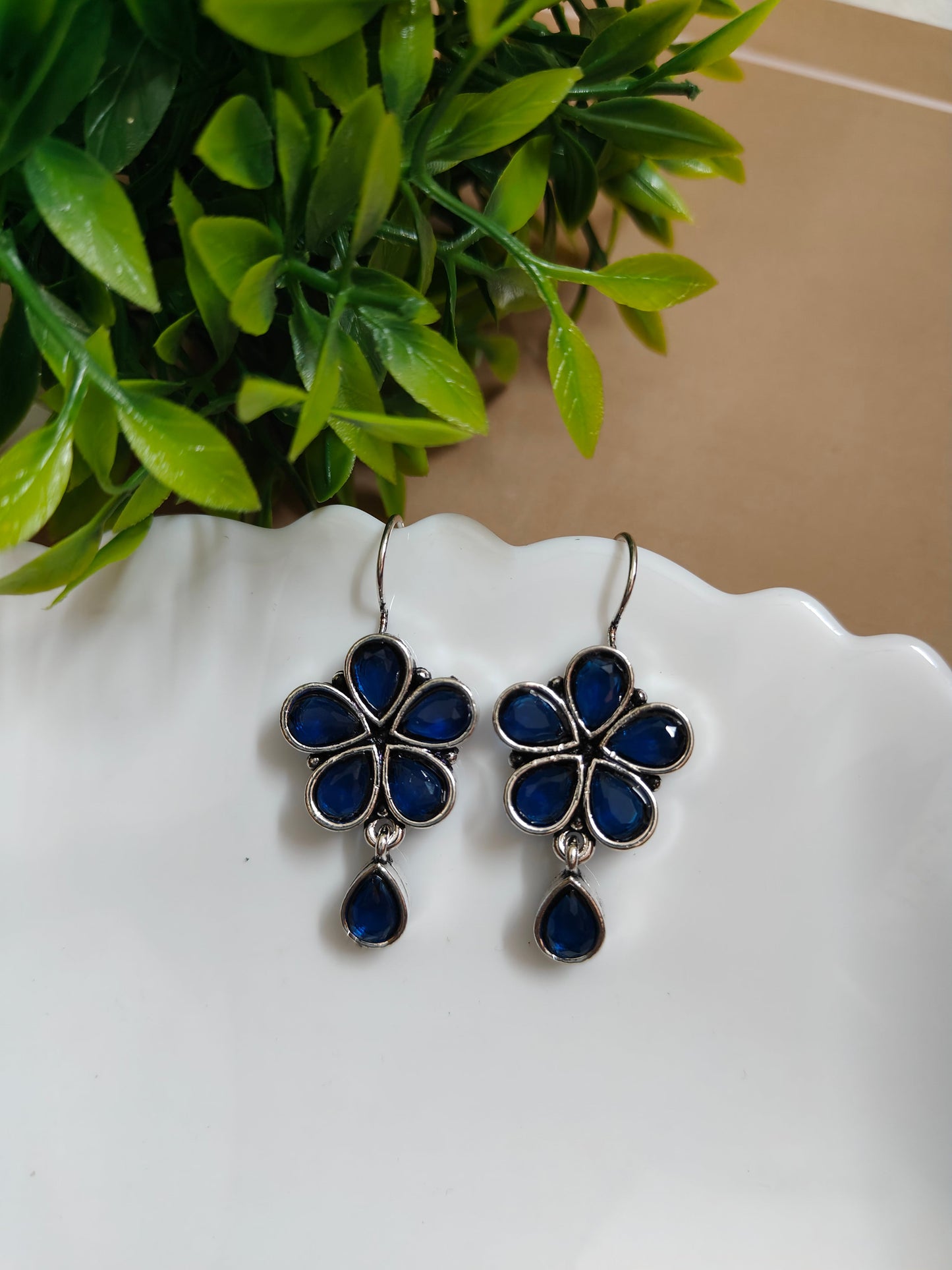 Floral earrings