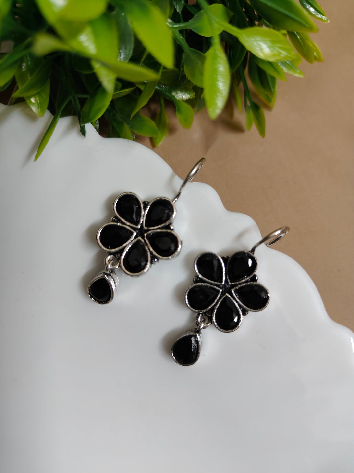 Floral earrings