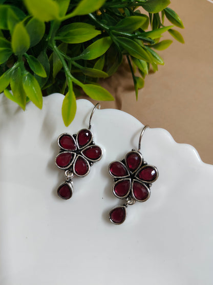 Floral earrings